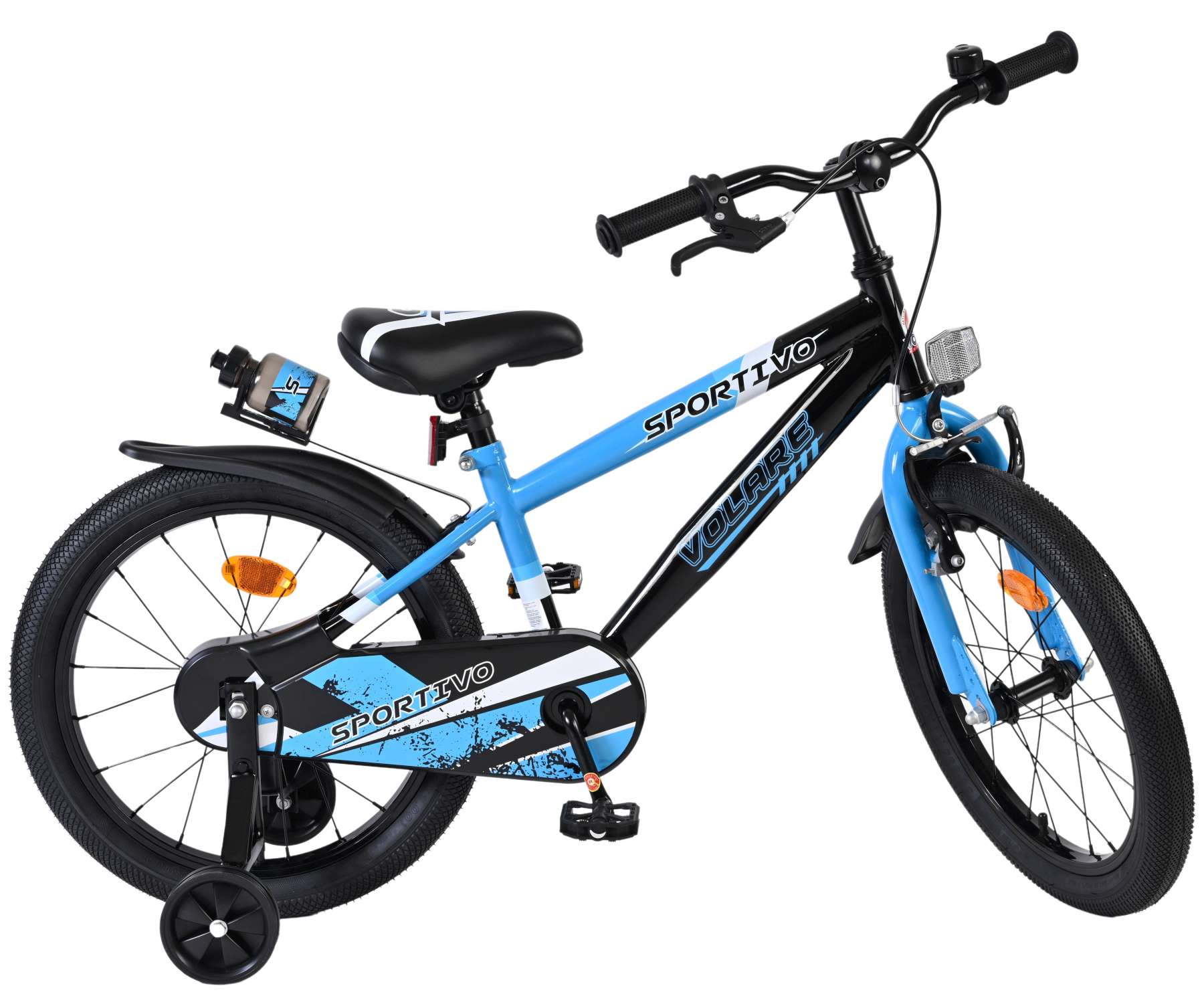 Volare Sportivo Kinderfiets – Jongens – 18 inch – Blauw Zwart Volare Sportivo Kinderfiets – Jongens – 18 inch – Blauw Zwart