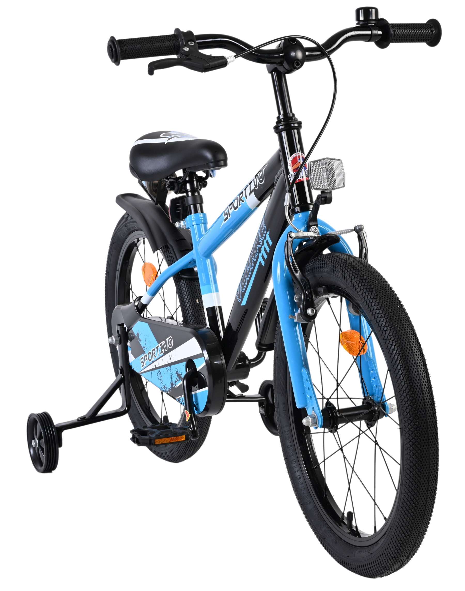 Volare Sportivo Kinderfiets – Jongens – 18 inch – Blauw Zwart Volare Sportivo Kinderfiets – Jongens – 18 inch – Blauw Zwart