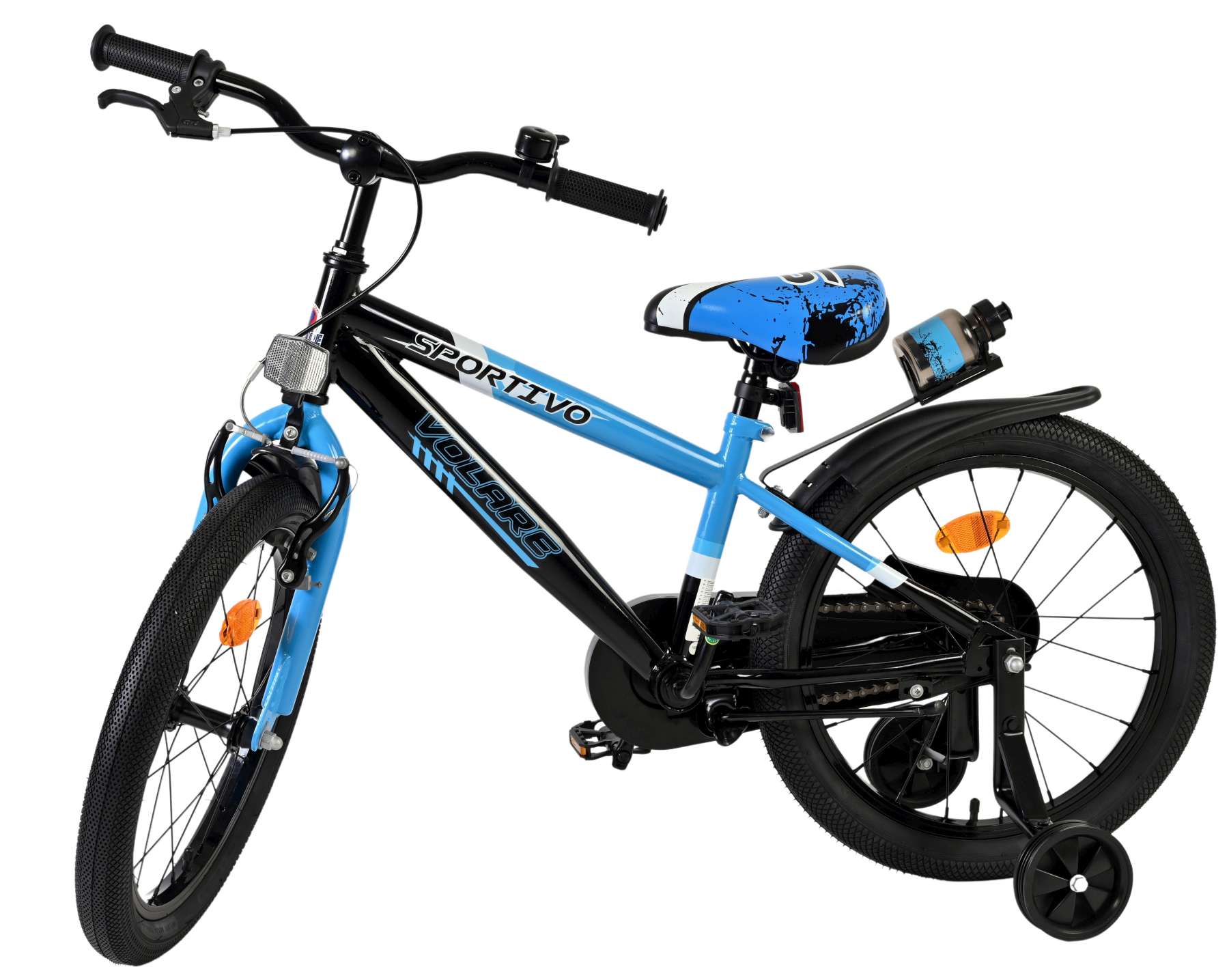 Volare Sportivo Kinderfiets – Jongens – 18 inch – Blauw Zwart Volare Sportivo Kinderfiets – Jongens – 18 inch – Blauw Zwart