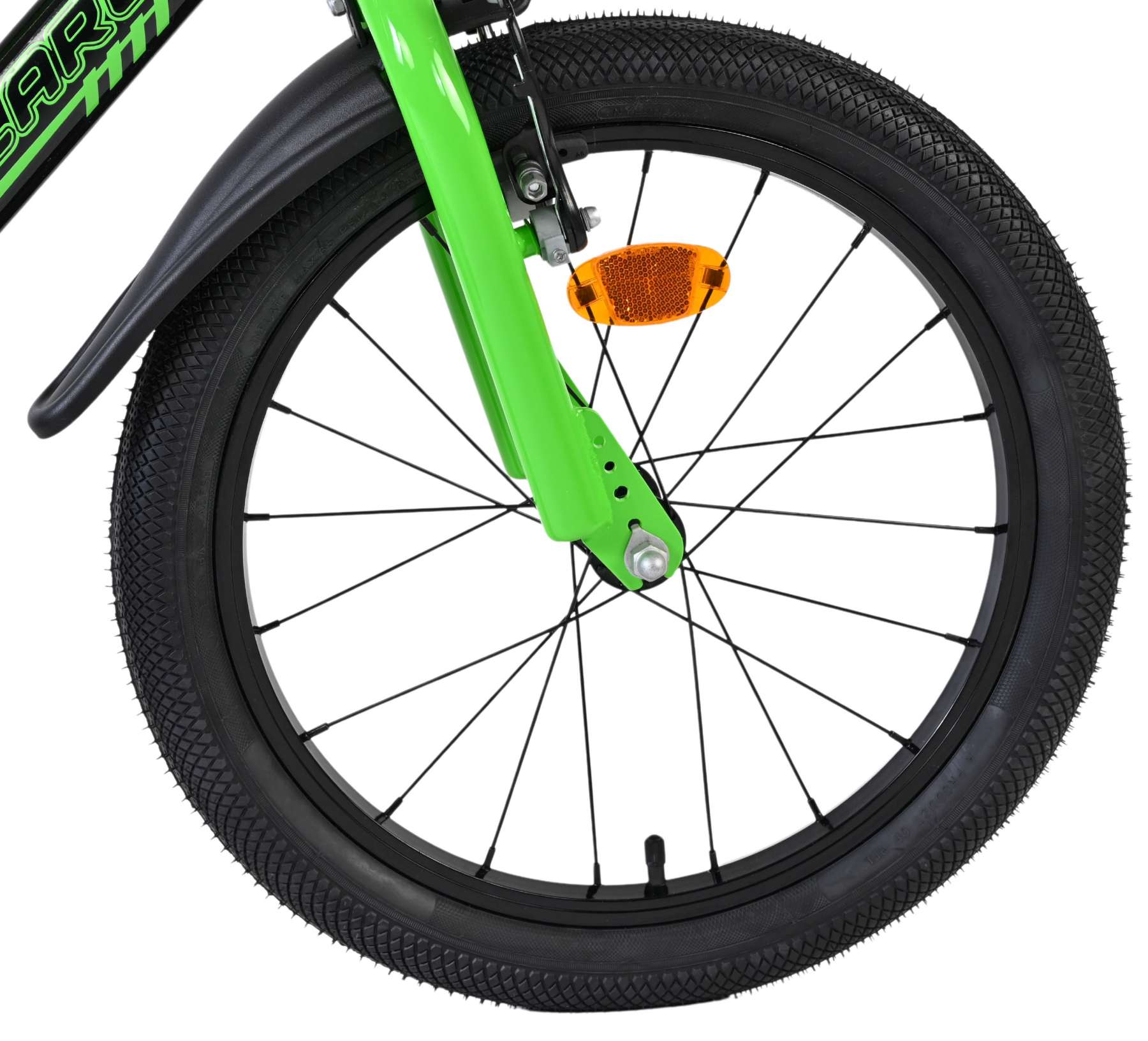Volare Sportivo Kinderfiets – Jongens – 18 inch – Groen Zwart – Twee Handremmen
