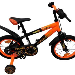Volare Strike Kinderfiets – Jongens – 14 inch – Zwart Oranje