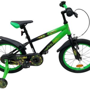 Volare Strike Kinderfiets – Jongens – 16 inch – Zwart Groen
