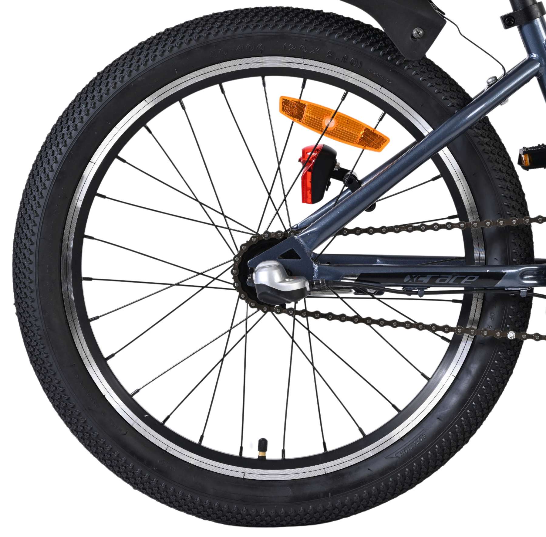 Volare XC Race Kinderfiets – 20 inch – Nexus 3 – Blauw/Grijs