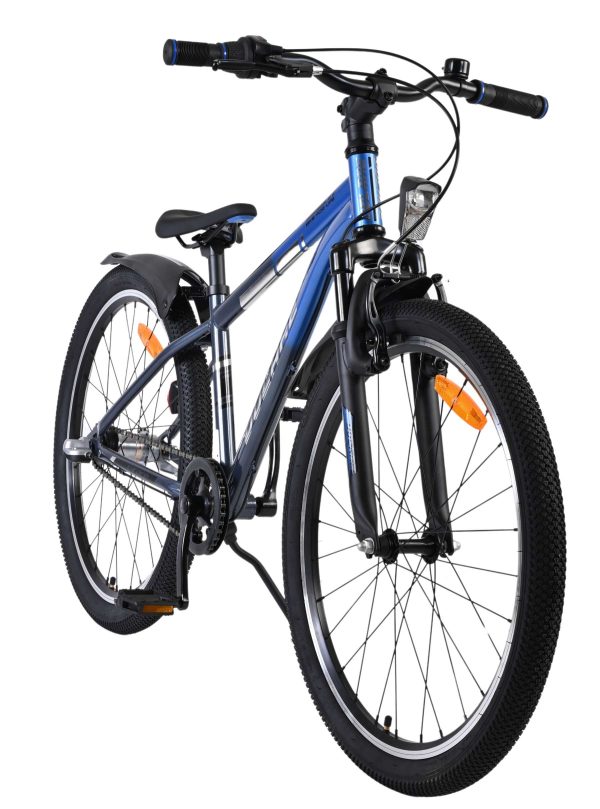 Volare XC Race Kinderfiets – 24 inch – Nexus 3 – Blauw/Grijs