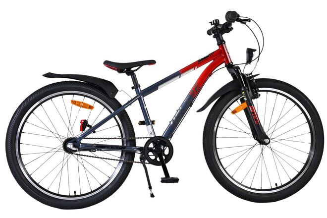 Volare XC Race Kinderfiets – 24 inch – Nexus 3 – Rood/Grijs