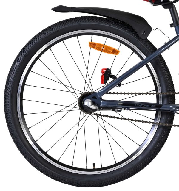 Volare XC Race Kinderfiets – 24 inch – Nexus 3 – Rood/Grijs