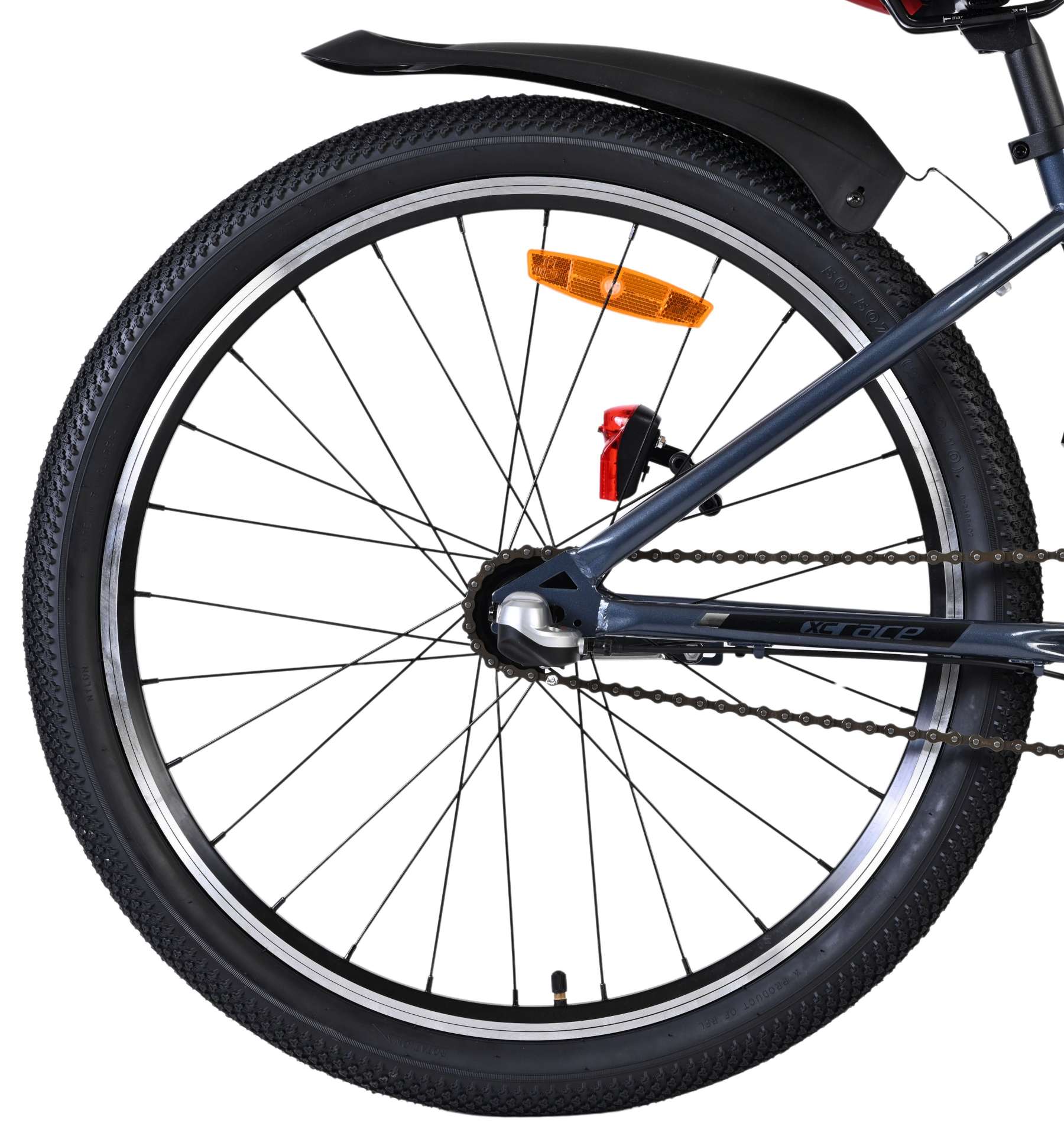 Volare XC Race Kinderfiets – 24 inch – Nexus 3 – Rood/Grijs