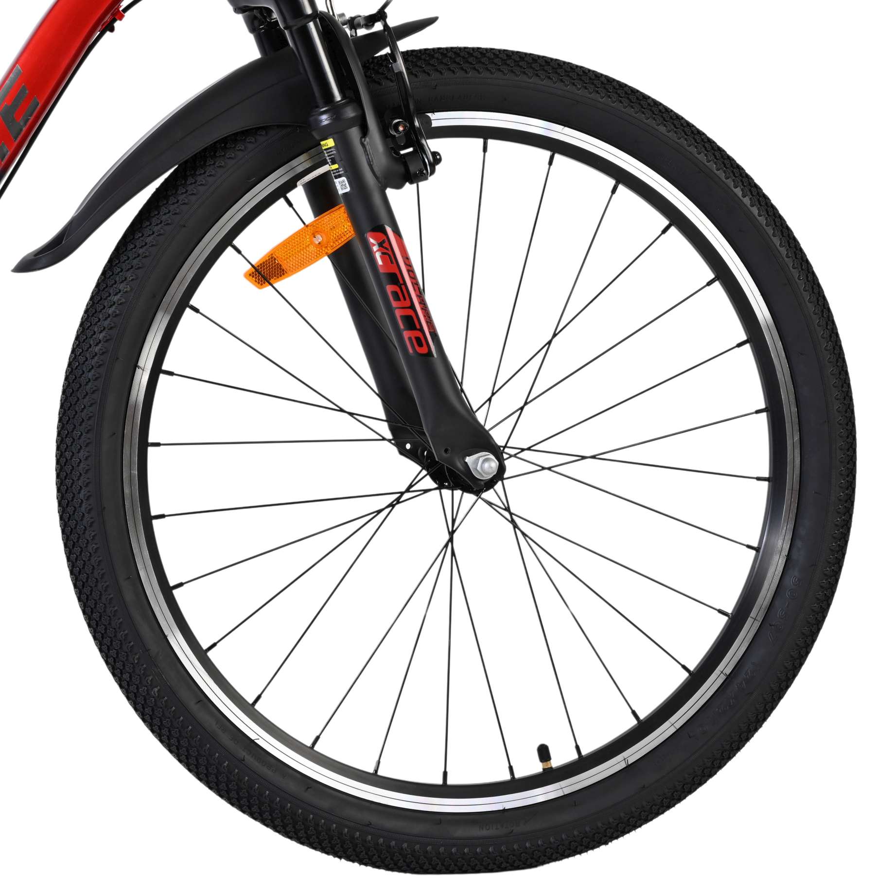 Volare XC Race Kinderfiets – 24 inch – Nexus 3 – Rood/Grijs