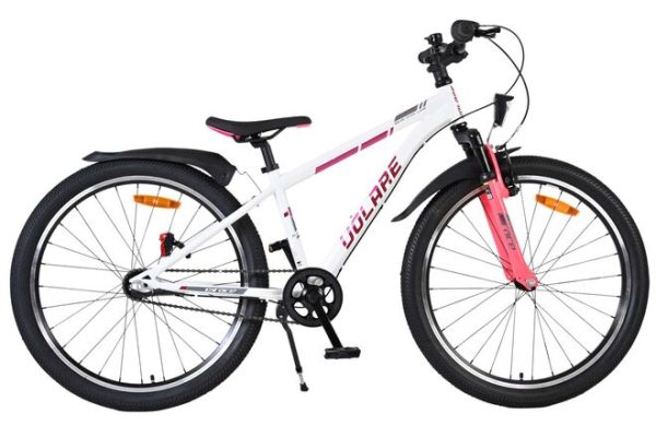 Volare XC Race Kinderfiets – 24 inch – Nexus 3 – Wit/Roze