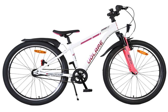 Volare XC Race Kinderfiets – 24 inch – Nexus 3 – Wit/Roze