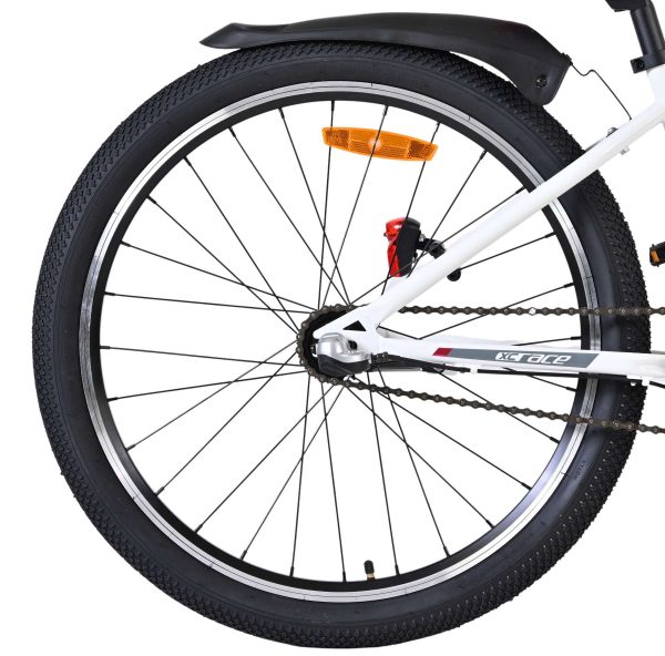 Volare XC Race Kinderfiets – 24 inch – Nexus 3 – Wit/Roze