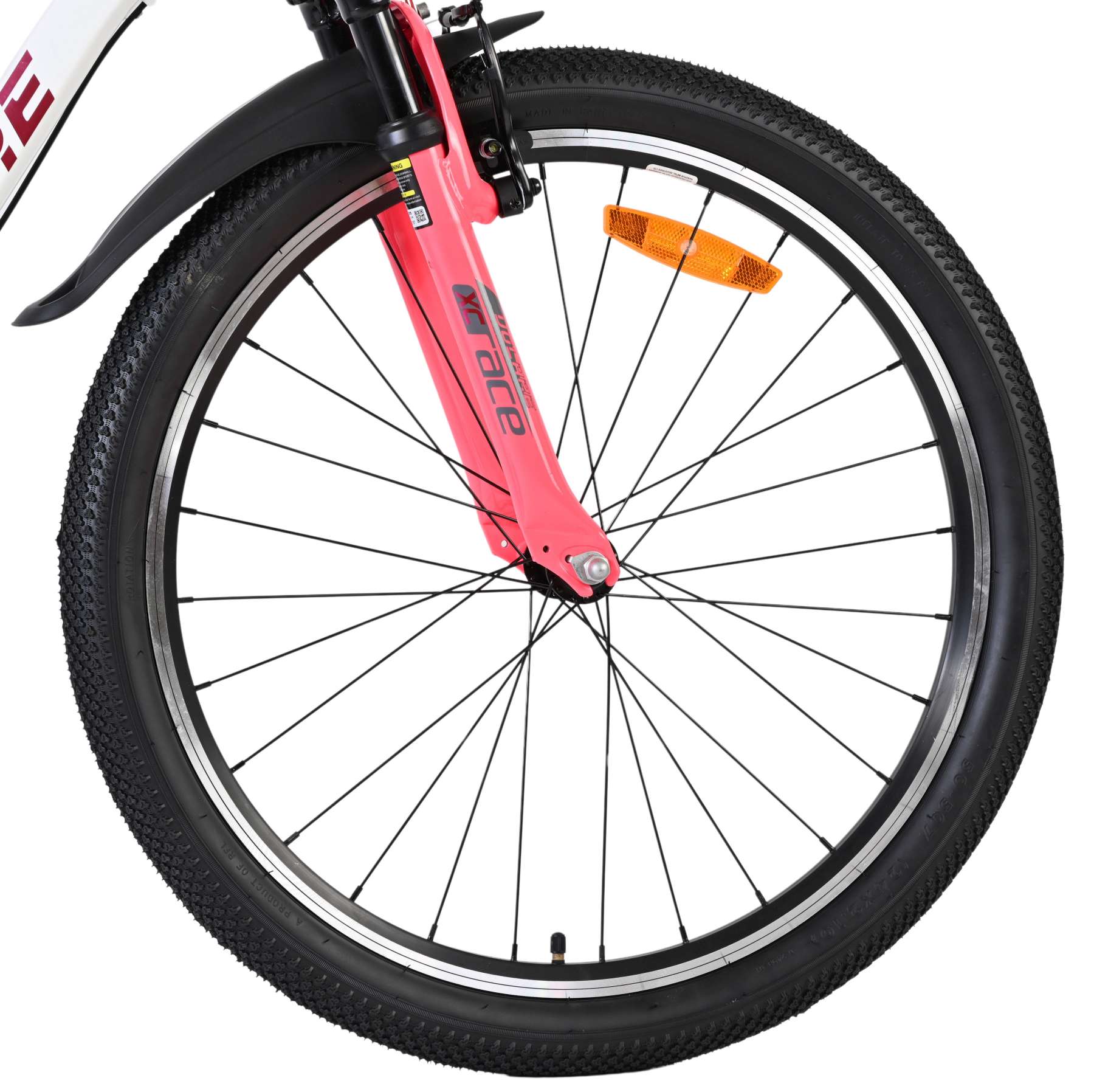 Volare XC Race Kinderfiets – 24 inch – Nexus 3 – Wit/Roze