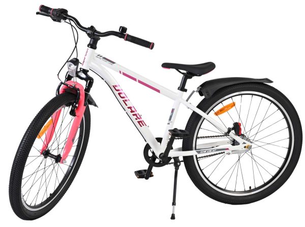 Volare XC Race Kinderfiets – 24 inch – Nexus 3 – Wit/Roze