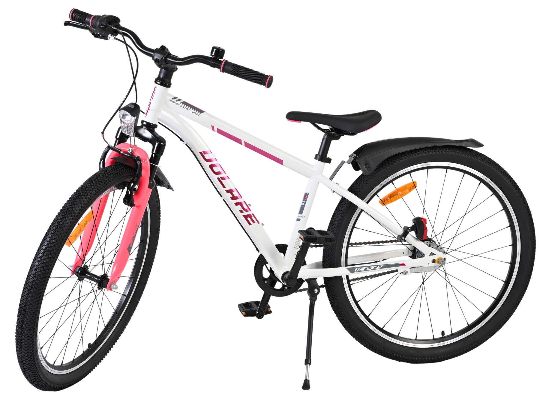 Volare XC Race Kinderfiets – 24 inch – Nexus 3 – Wit/Roze
