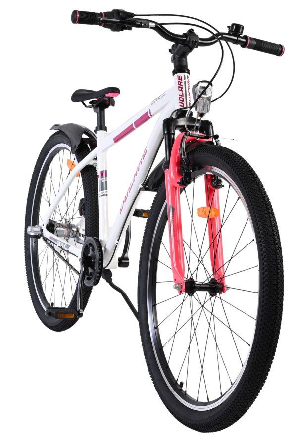 Volare XC Race Kinderfiets – 26 inch – Nexus 3 – Wit/Roze