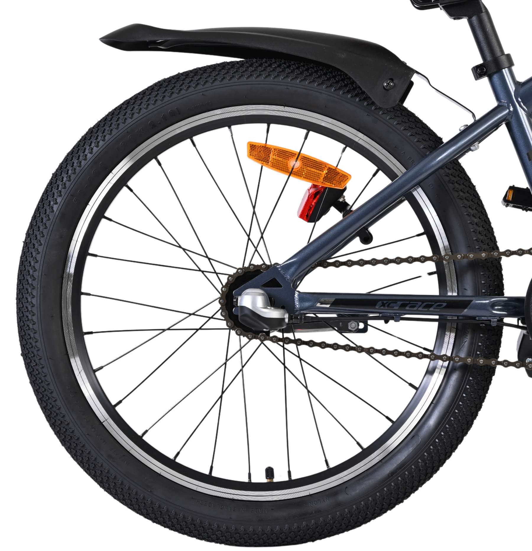 Volare XC Race Kinderfiets – 20 inch – Nexus 3 – Rood/Grijs