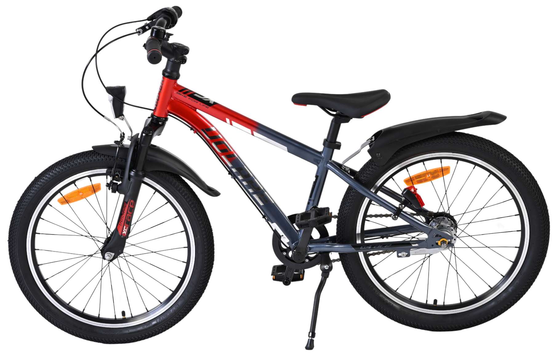 Volare XC Race Kinderfiets – 20 inch – Nexus 3 – Rood/Grijs