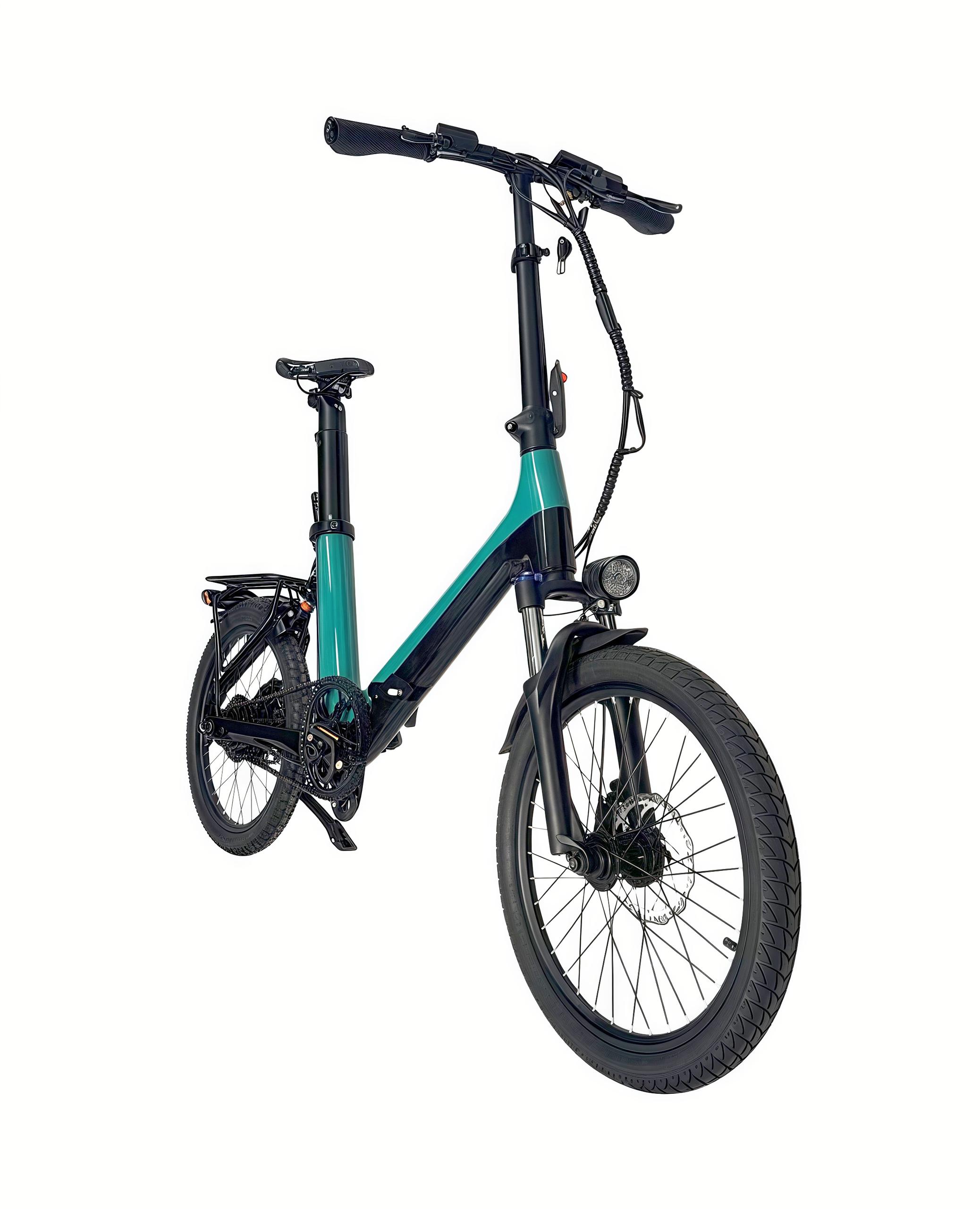 Trackend Air 20 Pro – Elektrische Vouwfiets – Zwart/Groen Trackend Air 20 Pro – Elektrische Vouwfiets – Zwart/Groen