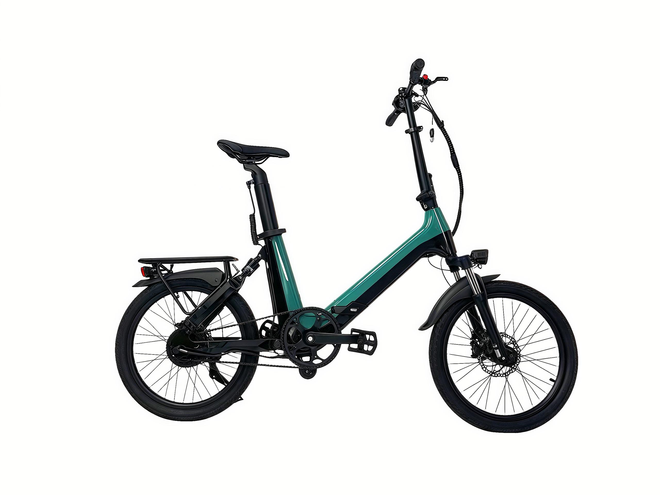 Trackend Air 20 Pro – Elektrische Vouwfiets – Zwart/Groen Trackend Air 20 Pro – Elektrische Vouwfiets – Zwart/Groen