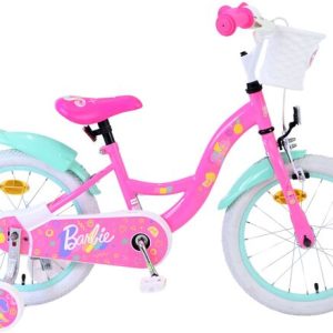 Barbie Kinderfiets – Meisjes – 16 inch – Roze – Twee handremmen