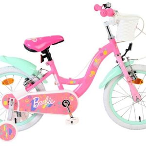 Barbie Kinderfiets – Meisjes – 16 inch – Roze – Twee handremmen