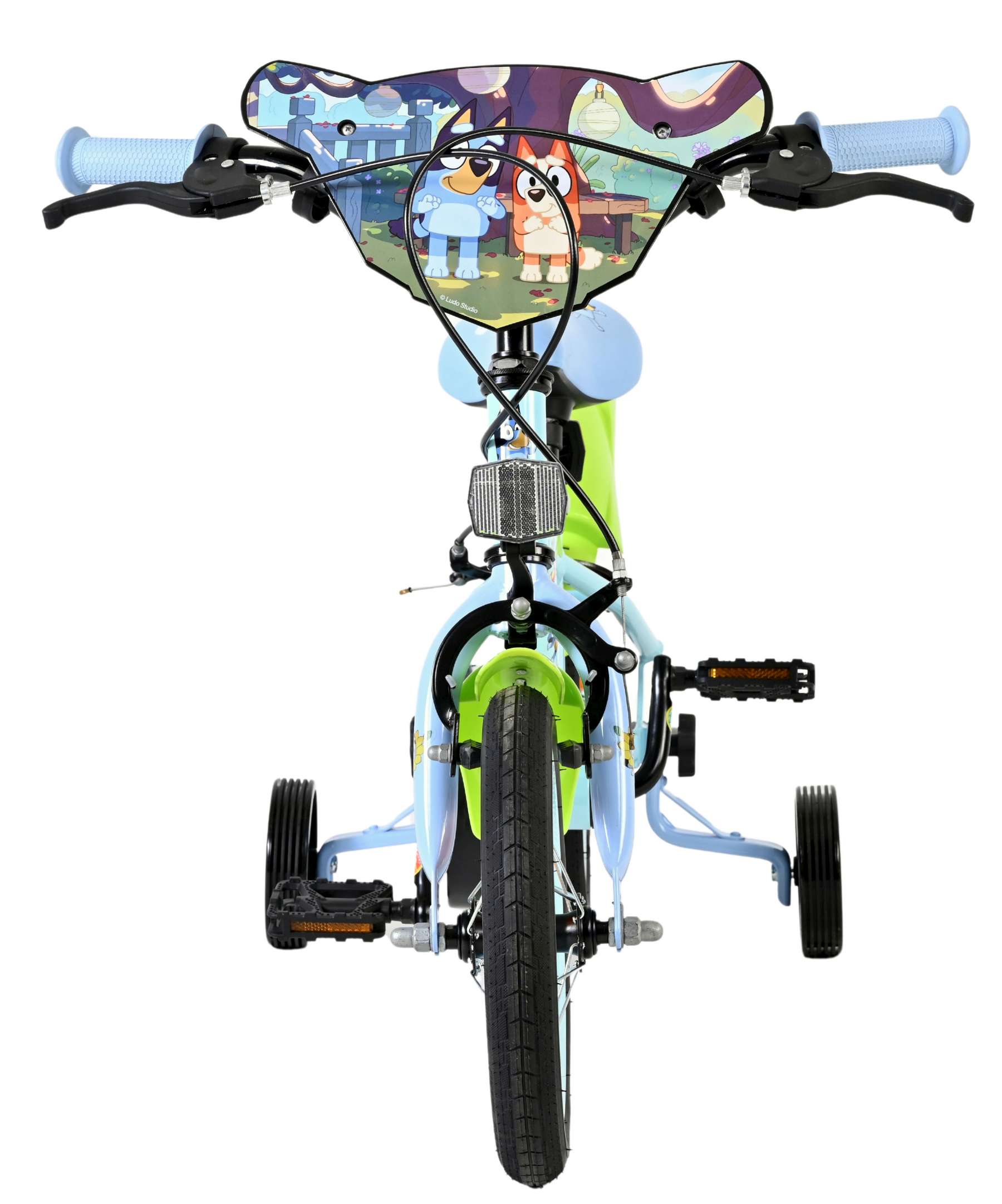Bluey Kinderfiets 12 inch – Lichtblauw – Twee handremmen Bluey Kinderfiets 12 inch – Lichtblauw – Twee handremmen