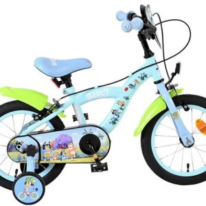 Bluey Kinderfiets – 14 inch – Lichtblauw – Twee handremmen Bluey Kinderfiets – 14 inch – Lichtblauw – Twee handremmen