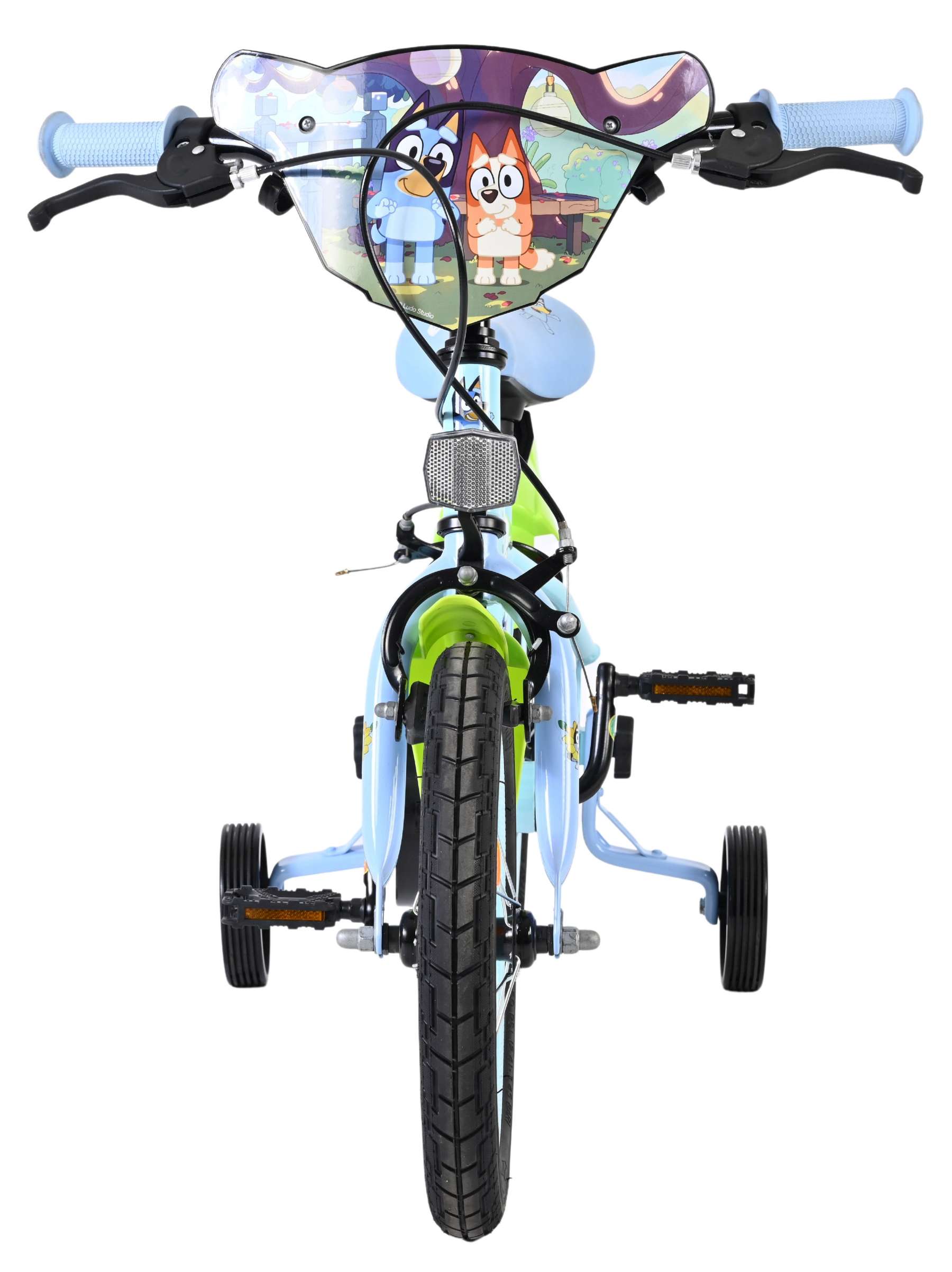 Bluey Kinderfiets – 14 inch – Lichtblauw – Twee handremmen Bluey Kinderfiets – 14 inch – Lichtblauw – Twee handremmen