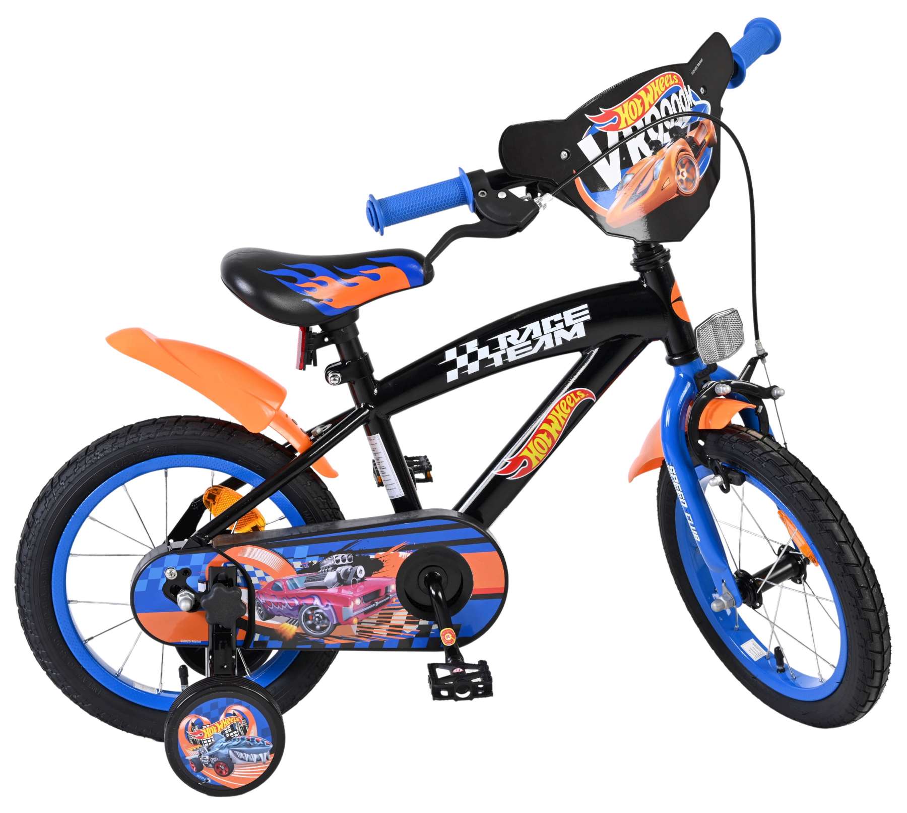 Hot Wheels Kinderfiets – Jongens – 14 inch – Zwart Oranje Blauw Hot Wheels Kinderfiets – Jongens – 14 inch – Zwart Oranje Blauw