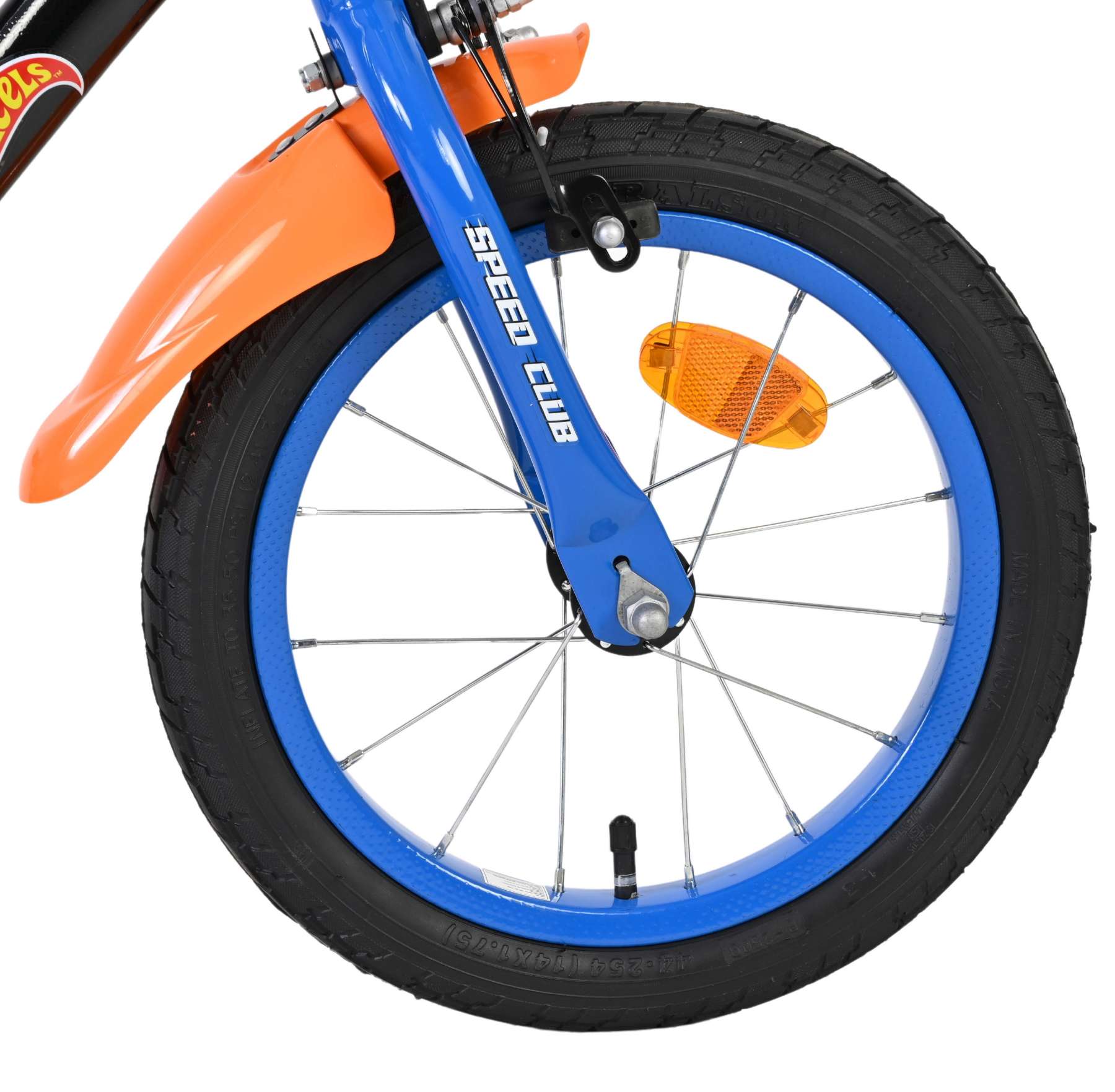 Hot Wheels Kinderfiets – Jongens – 14 inch – Zwart Oranje Blauw Hot Wheels Kinderfiets – Jongens – 14 inch – Zwart Oranje Blauw