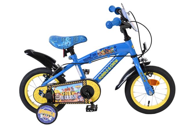 Rubble & Crew – Kinderfiets – Jongens – 12 inch – Blauw – Twee handremmen Rubble & Crew – Kinderfiets – Jongens – 12 inch – Blauw – Twee handremmen