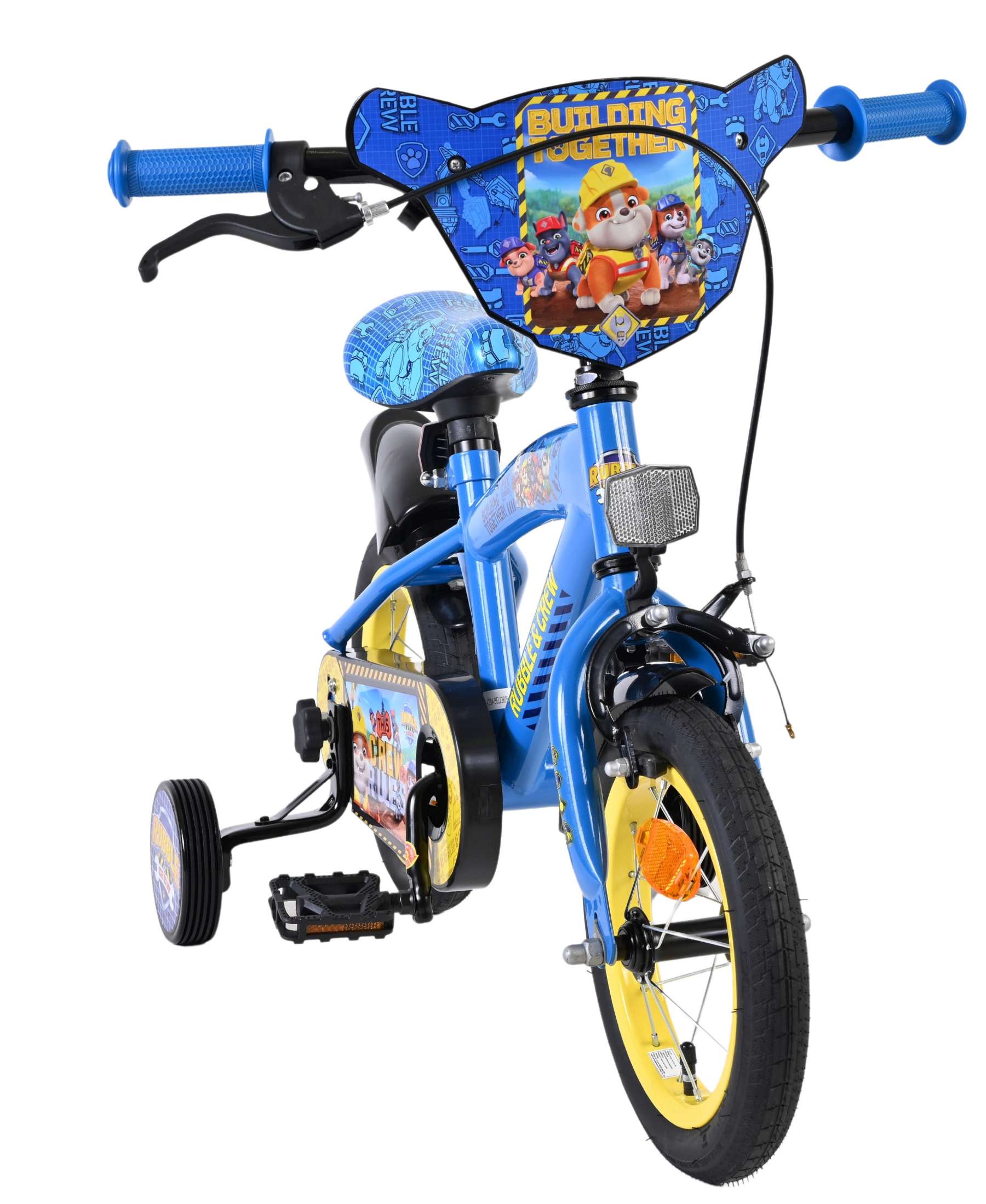 Rubble & Crew – Kinderfiets – Jongens – 12 inch – Blauw Rubble & Crew – Kinderfiets – Jongens – 12 inch – Blauw