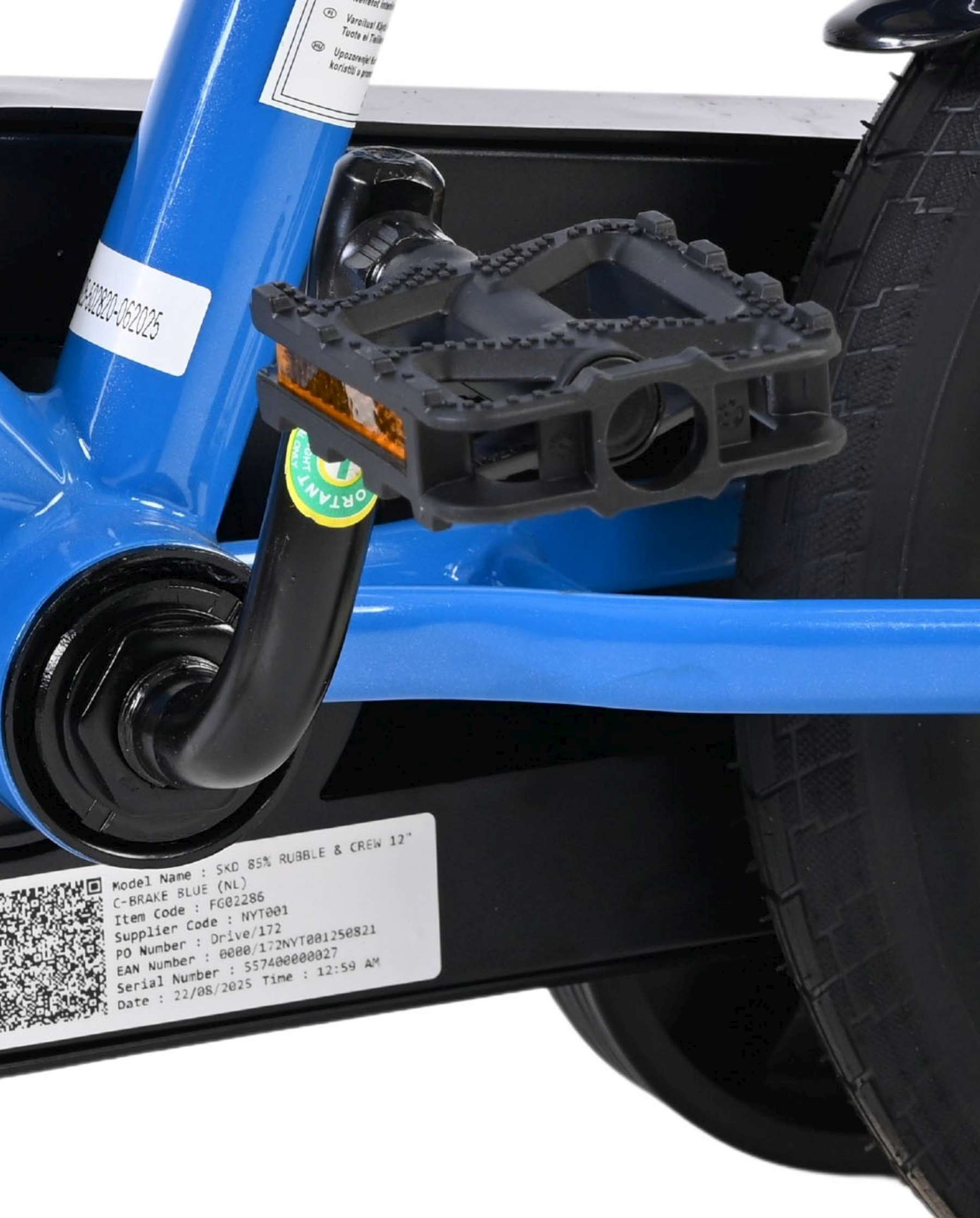 Rubble & Crew – Kinderfiets – Jongens – 12 inch – Blauw Rubble & Crew – Kinderfiets – Jongens – 12 inch – Blauw