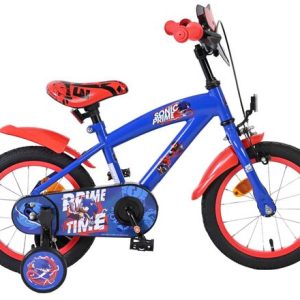 Sonic Prime Kinderfiets – Jongens – 14 inch – Blauw Rood