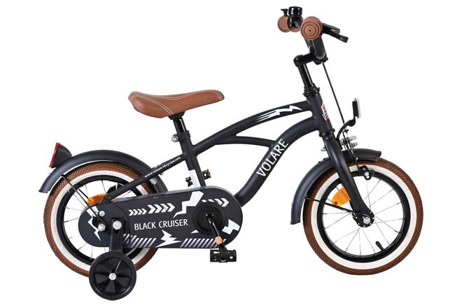 Volare Black Cruiser Kinderfiets – Jongens – 12 inch – Zwart Volare Black Cruiser Kinderfiets – Jongens – 12 inch – Zwart