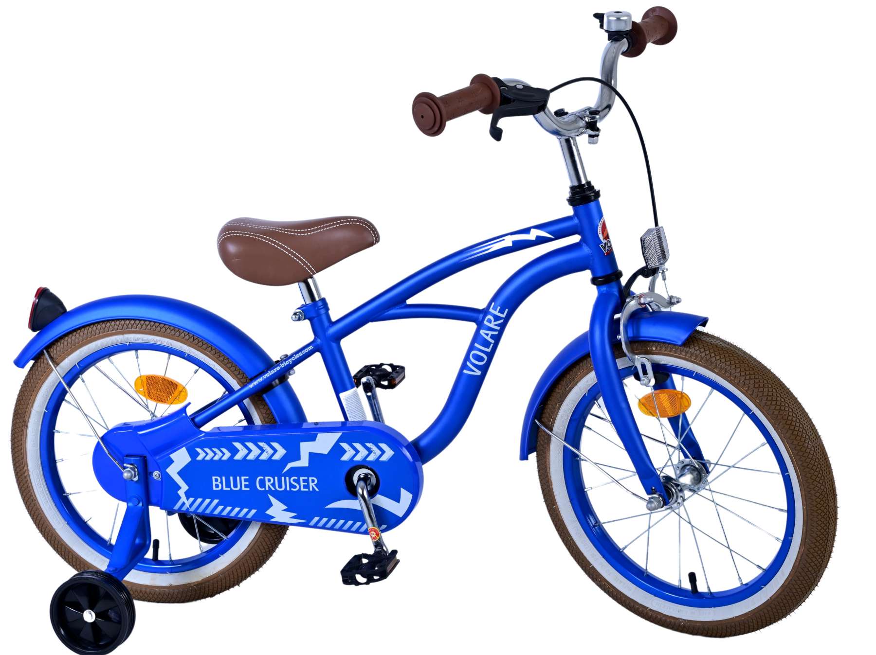Volare Blue Cruiser Kinderfiets – Jongens – 16 inch – Blauw Volare Blue Cruiser Kinderfiets – Jongens – 16 inch – Blauw