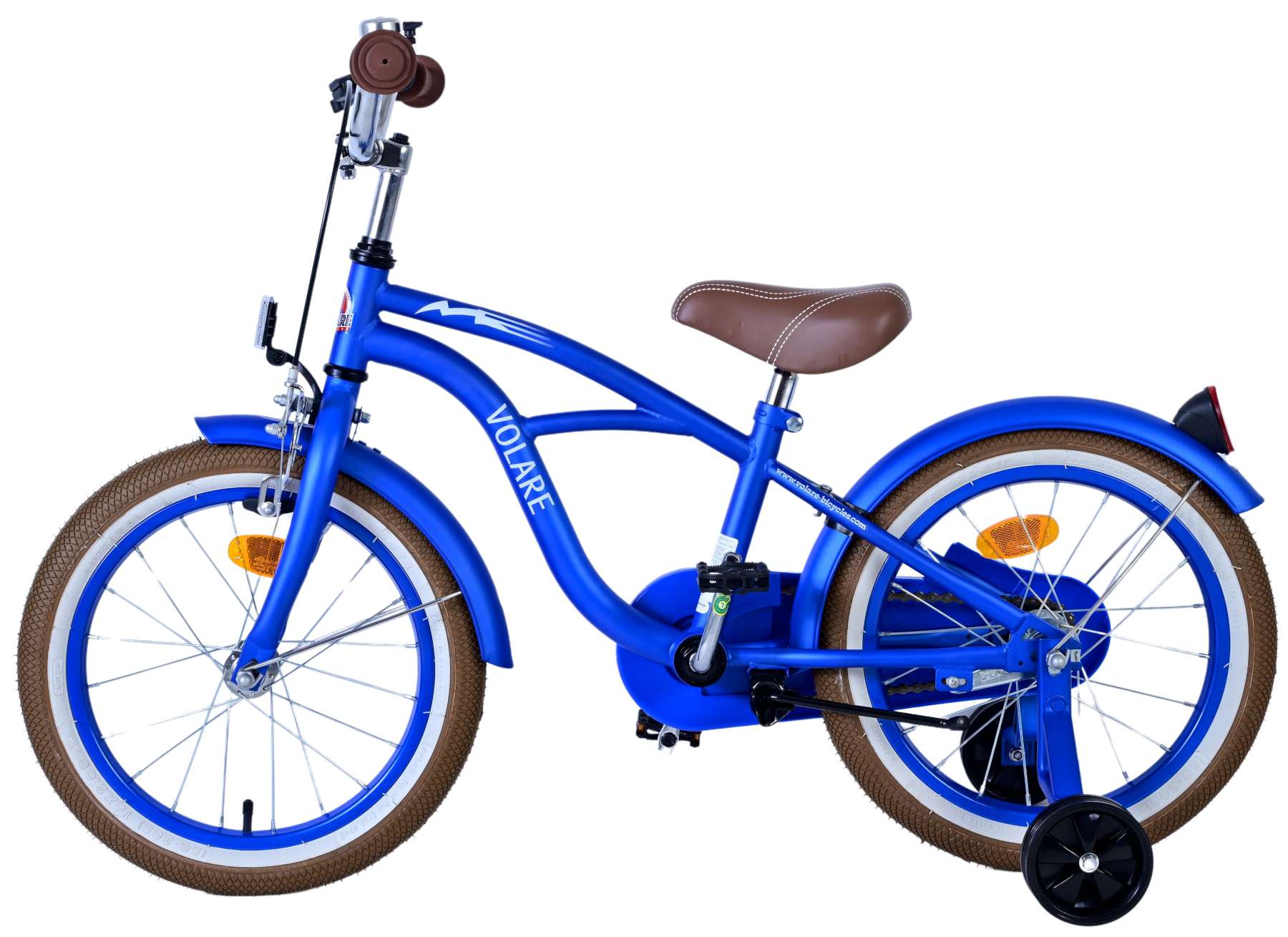 Volare Blue Cruiser Kinderfiets – Jongens – 16 inch – Blauw Volare Blue Cruiser Kinderfiets – Jongens – 16 inch – Blauw