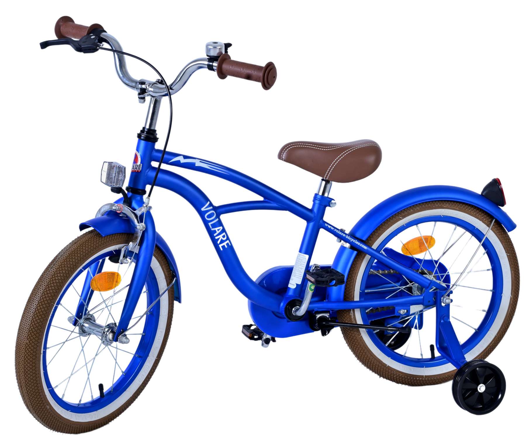 Volare Blue Cruiser Kinderfiets – Jongens – 16 inch – Blauw Volare Blue Cruiser Kinderfiets – Jongens – 16 inch – Blauw