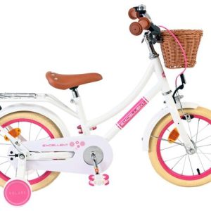 Volare Excellent Kinderfiets – Meisjes – 14 inch – Wit Volare Excellent Kinderfiets – Meisjes – 14 inch – Wit