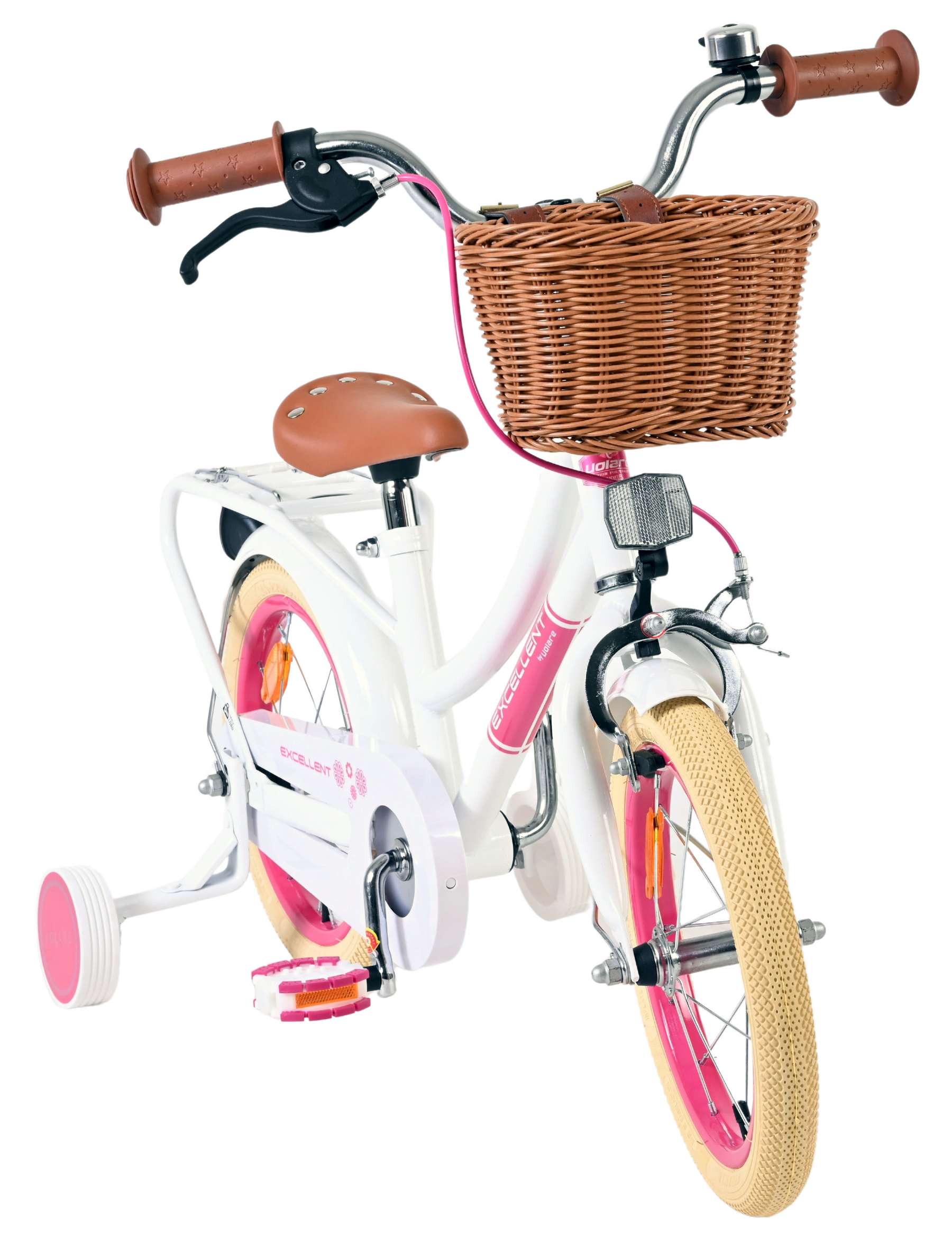 Volare Excellent Kinderfiets – Meisjes – 14 inch – Wit Volare Excellent Kinderfiets – Meisjes – 14 inch – Wit