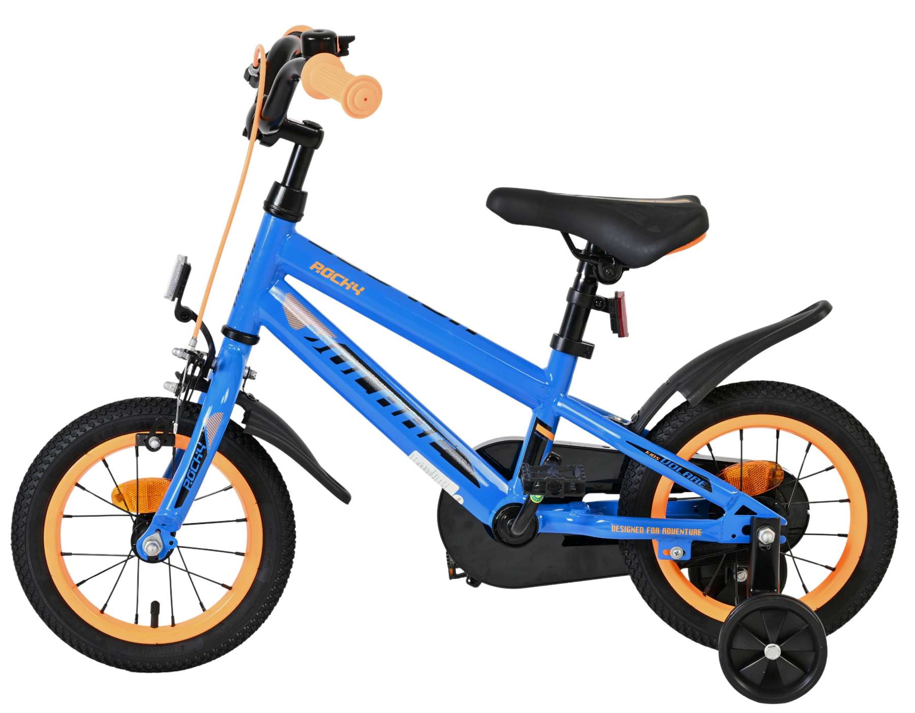 Volare Rocky Kinderfiets – Jongens – 12 inch – Blauw Volare Rocky Kinderfiets – Jongens – 12 inch – Blauw