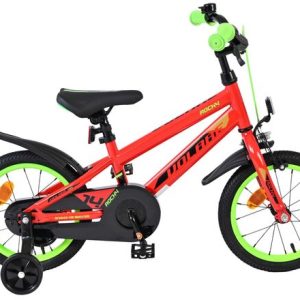 Volare Rocky Kinderfiets – Jongens – 14 inch – Rood