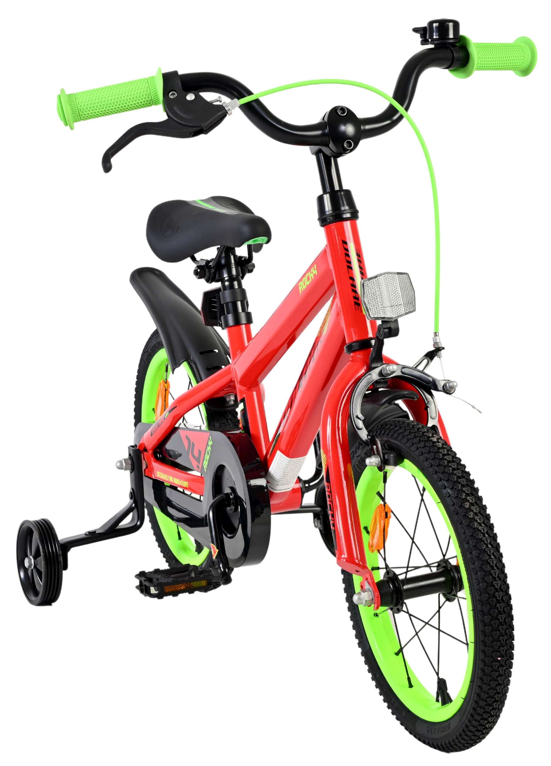 Volare Rocky Kinderfiets – Jongens – 14 inch – Rood Volare Rocky Kinderfiets – Jongens – 14 inch – Rood