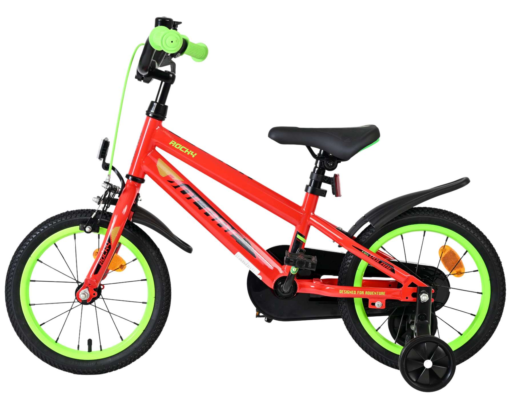 Volare Rocky Kinderfiets – Jongens – 14 inch – Rood Volare Rocky Kinderfiets – Jongens – 14 inch – Rood