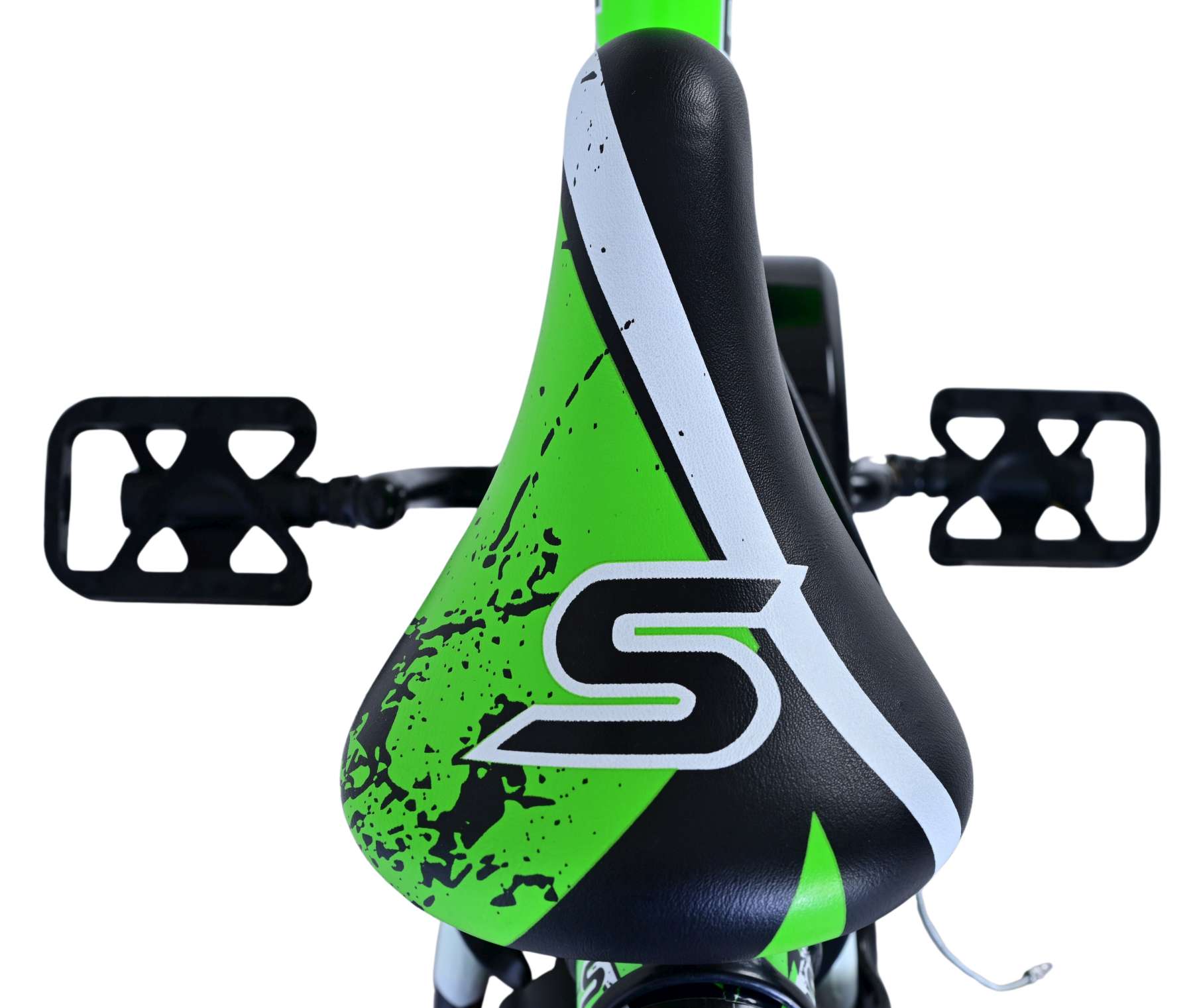 Volare Sportivo Kinderfiets – Jongens – 12 inch – Groen Zwart – Twee Handremmen