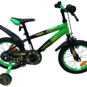 Volare Strike Kinderfiets – Jongens – 14 inch – Zwart Groen