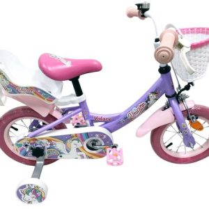 Volare Unicorn Kinderfiets – Meisjes – 12 inch – Paars Volare Unicorn Kinderfiets – Meisjes – 12 inch – Paars