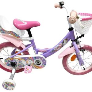 Volare Unicorn Kinderfiets – Meisjes – 14 inch – Paars Volare Unicorn Kinderfiets – Meisjes – 14 inch – Paars