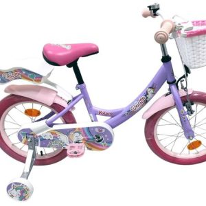 Volare Unicorn Kinderfiets – Meisjes – 16 inch – Paars