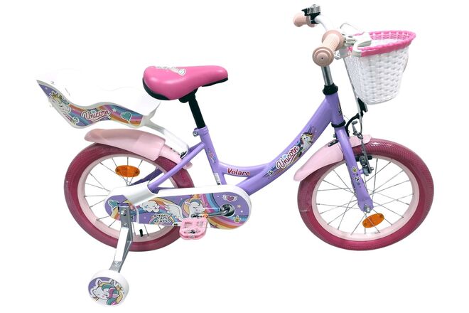 Volare Unicorn Kinderfiets – Meisjes – 16 inch – Paars Volare Unicorn Kinderfiets – Meisjes – 16 inch – Paars